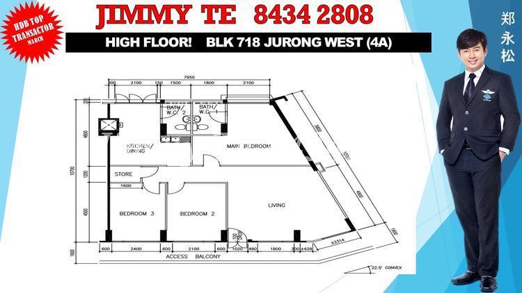 Blk 718 Jurong West Street 71 (Jurong West), HDB 4 Rooms #145819532